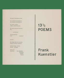 13 1/2 Poems.