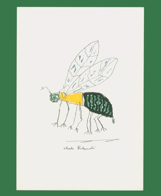 Original Serigraph Print: Winged Insect.