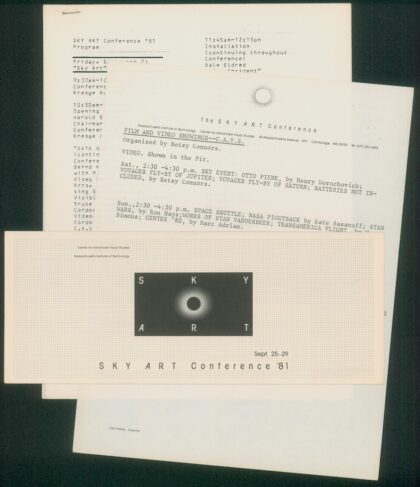 Sky Art Conference ‘81.