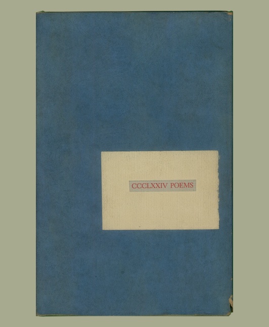CCCLXXIV Poems.