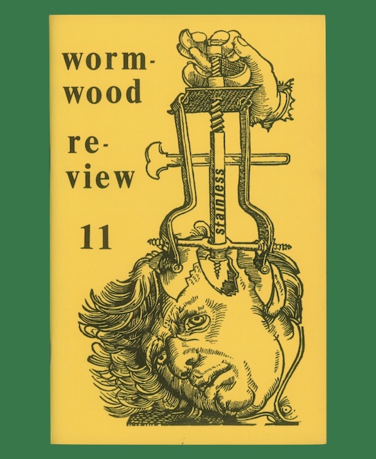 Wormwood Review 11. Volume 3, Number 3.